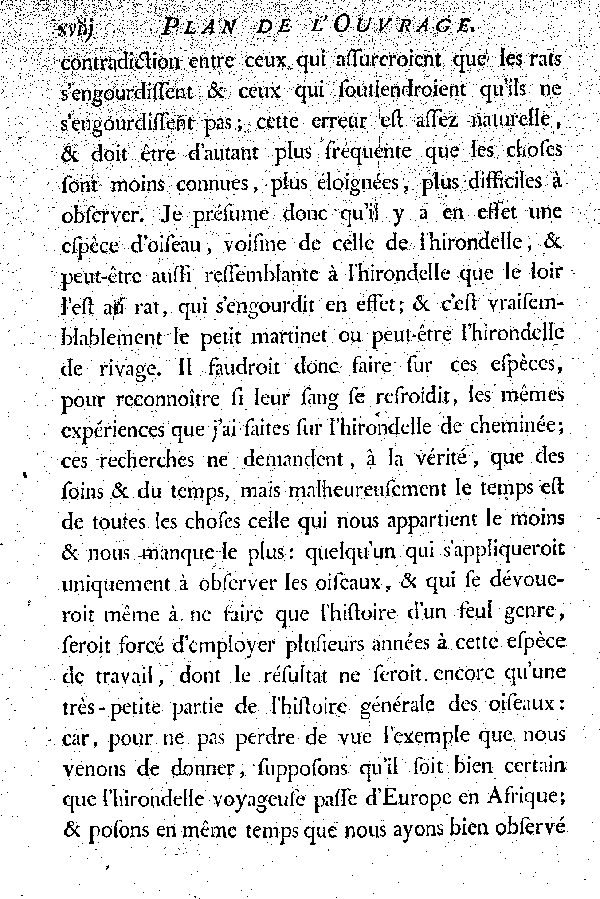 PLAN de l'Ouvrage.