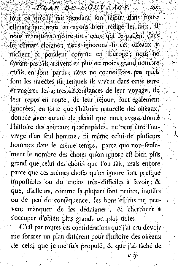PLAN de l'Ouvrage.