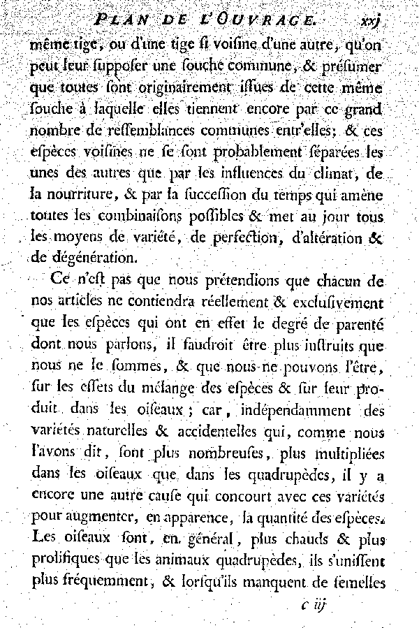 PLAN de l'Ouvrage.