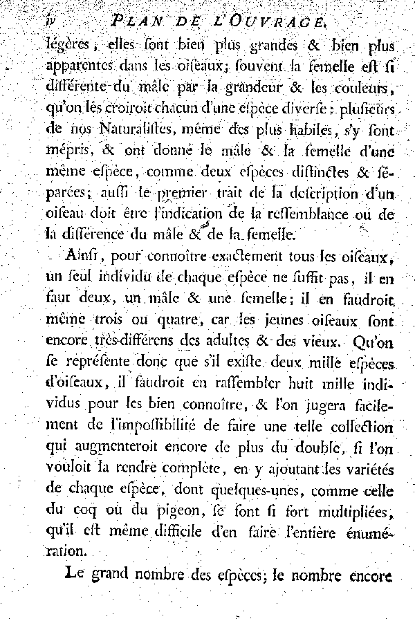 PLAN de l'Ouvrage.