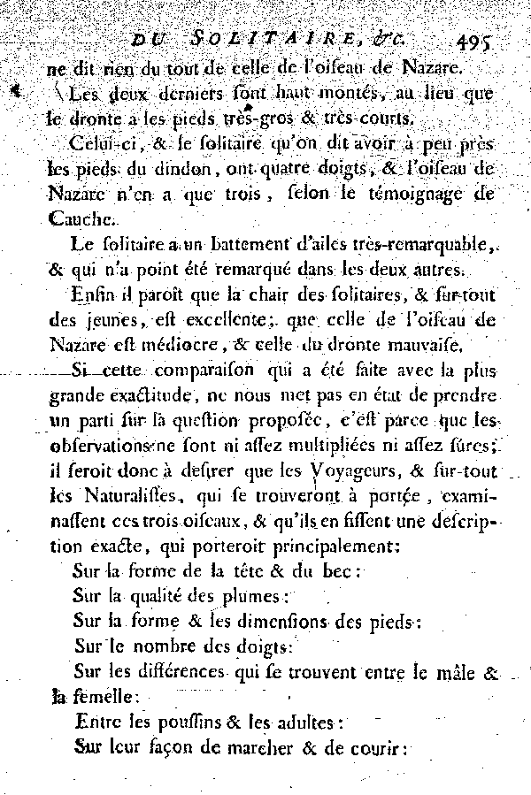 Le Solitaire et l'Oiseau de Nazare.