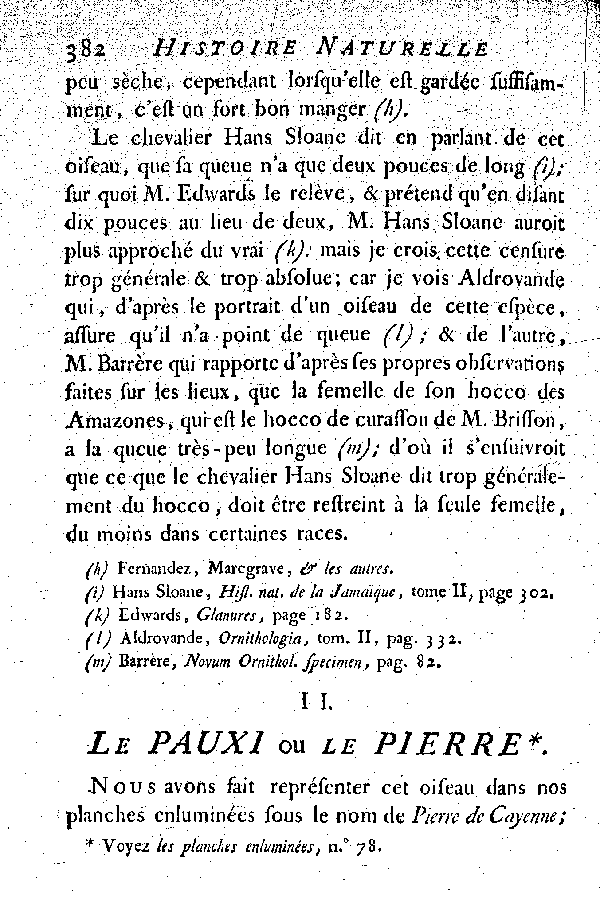 II. Le Pauxi ou le Pierre