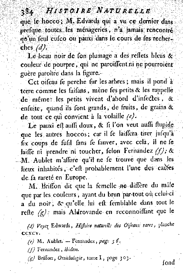 II. Le Pauxi ou le Pierre