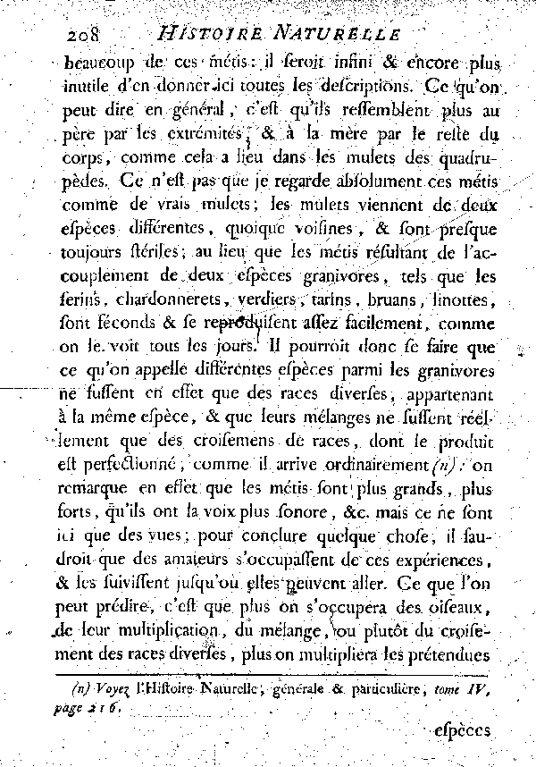 IX. Le Chardonneret métis.