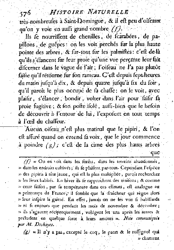 Le Titiri ou Pipiri. Première et s.