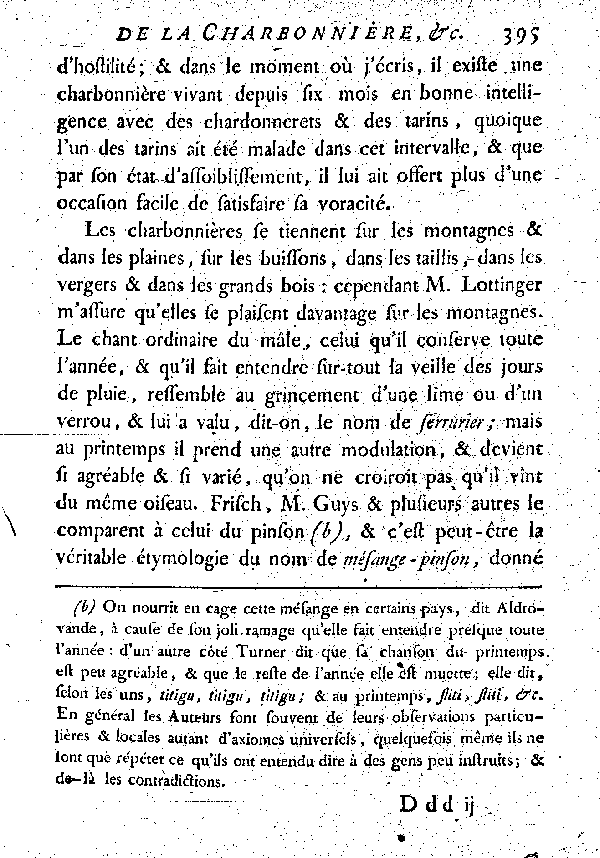 La Charbonnière ou grosse Mésange