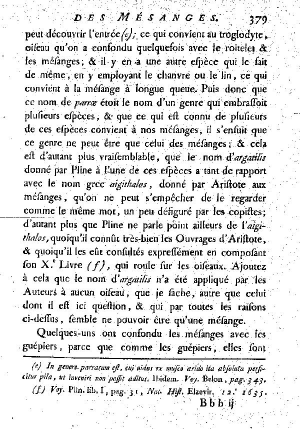 LES MéSANGES