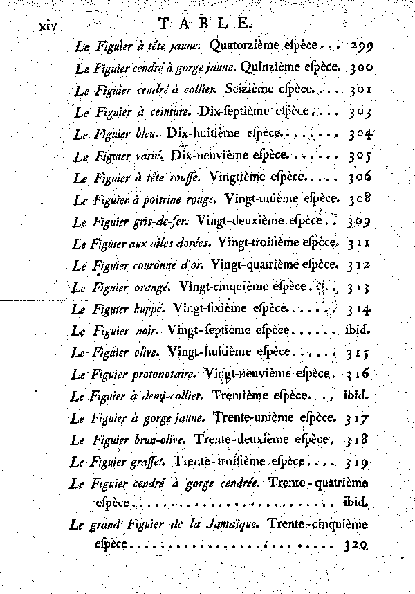 Table des matières