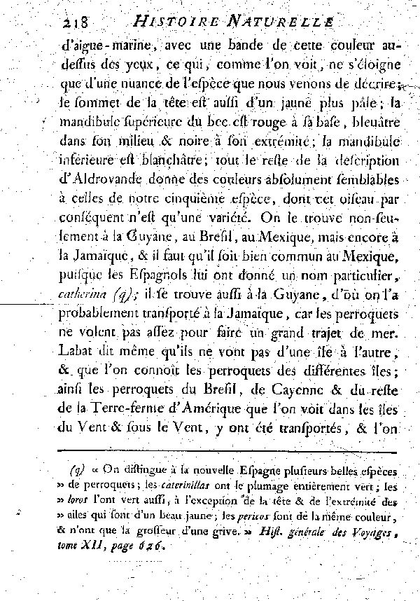 Variétés de l'Aourou-couraou.