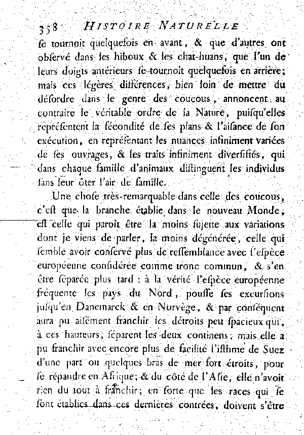 LES COUCOUS étrangers.