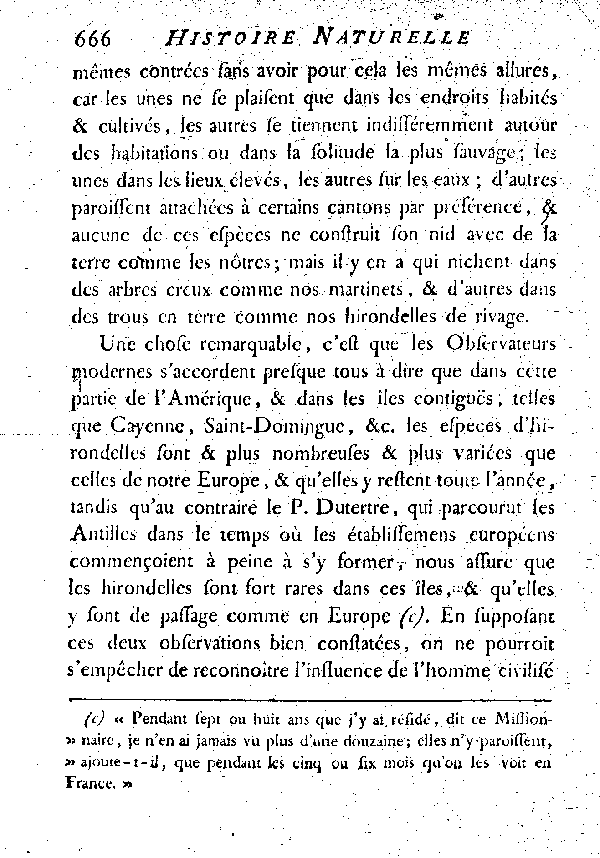 Oiseaux étrangers qui ont rapport aux Hirondelles et aux Martinets.