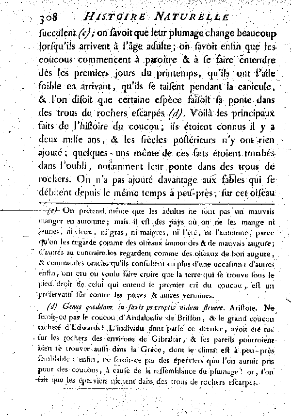 Par M. DE BUFFON.LE COUCOU.