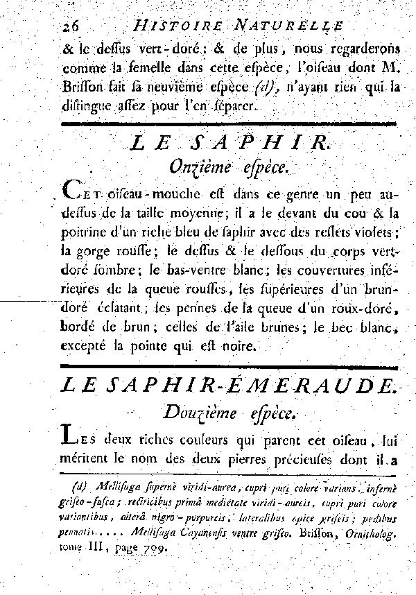 Le Saphir-émeraude.