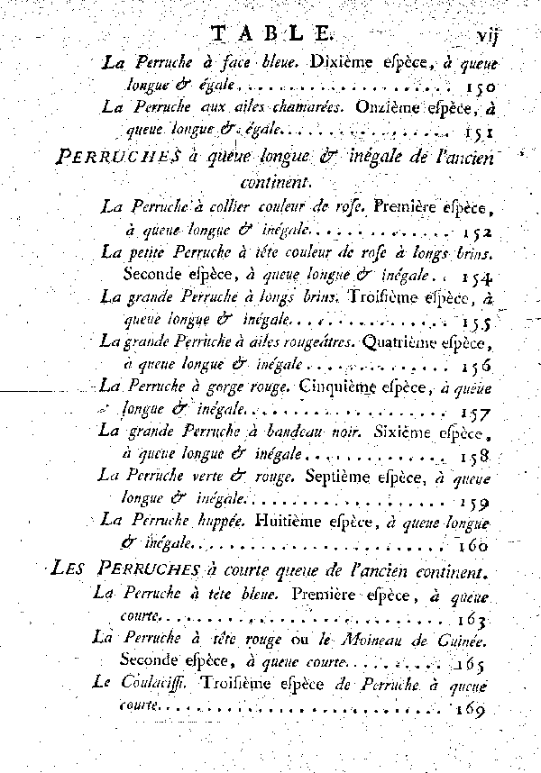 Table des matières