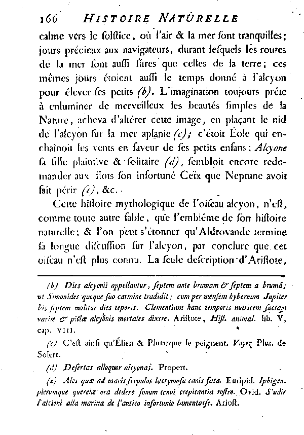 LE MARTIN-PêCHEUR ou L'ALCYON.