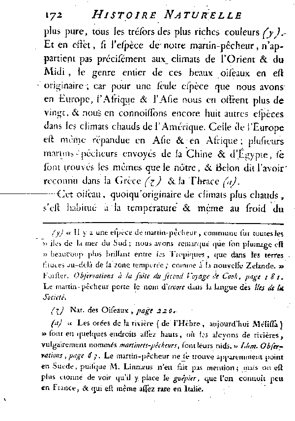 LE MARTIN-PêCHEUR ou L'ALCYON.