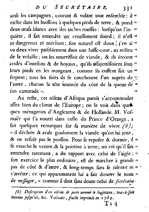 LE SECRéTAIRE ou LE MESSAGER.