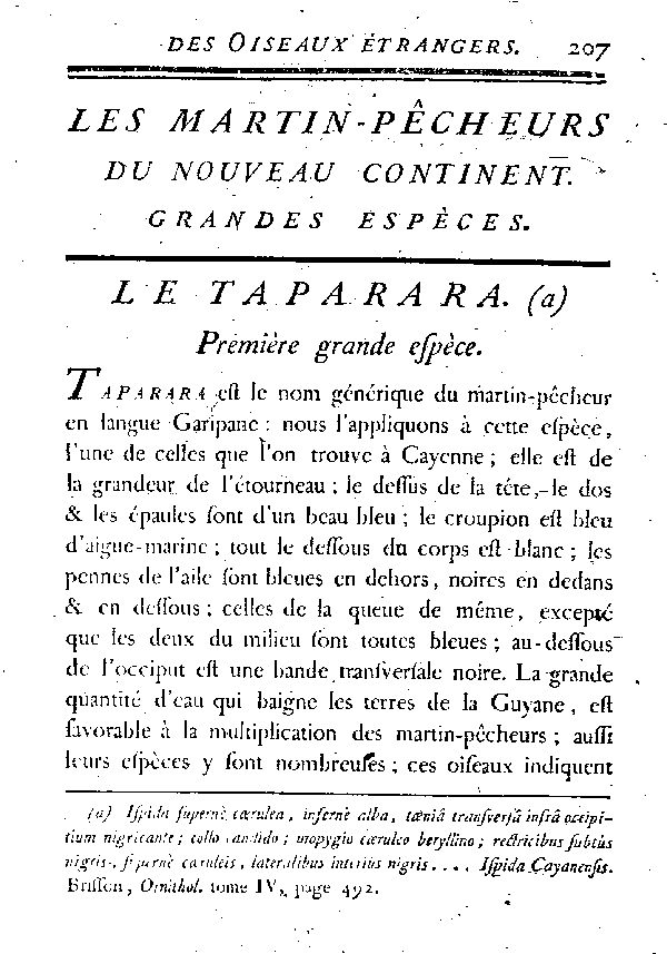 Le Taparara.