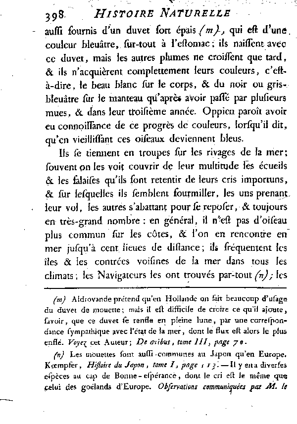 LES GOéLANDS et LES MOUETTES.