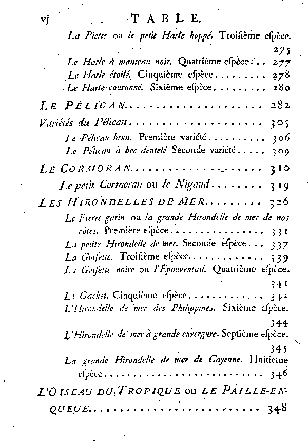 Table des matières