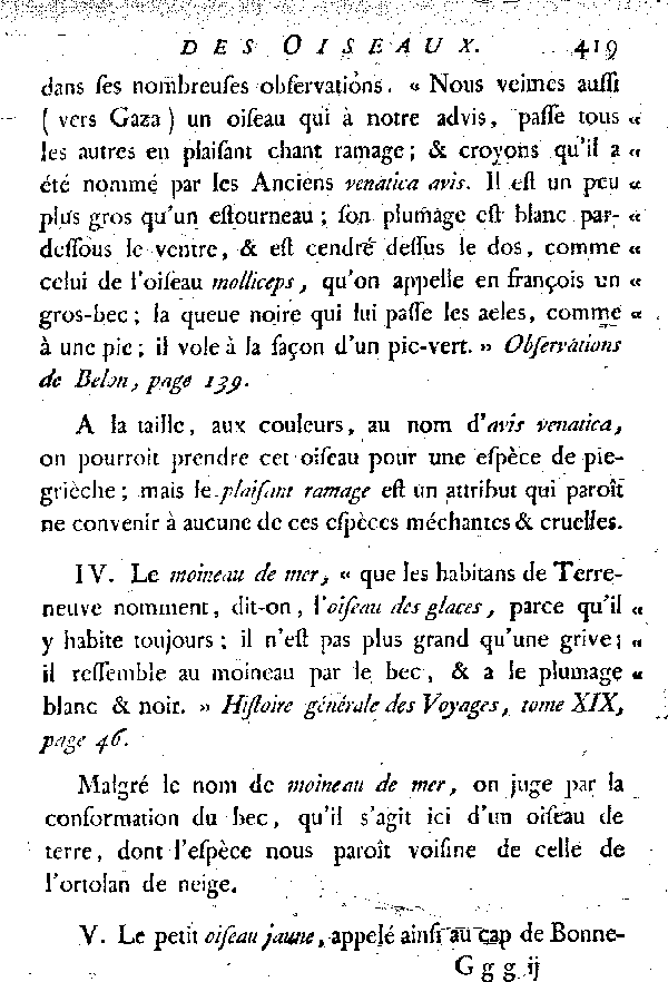 NOTICES et indications de quelques espèces d'Oiseaux incertaines ou inconnues.