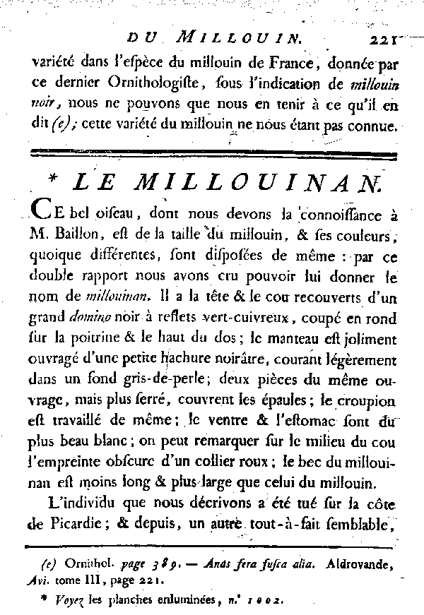 LE MILLOUINAN.