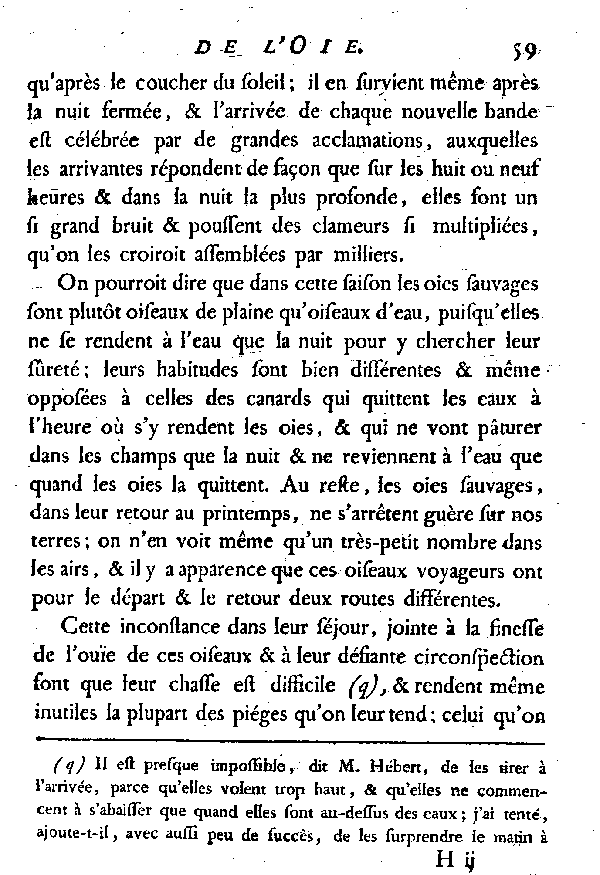 L'OIE.
