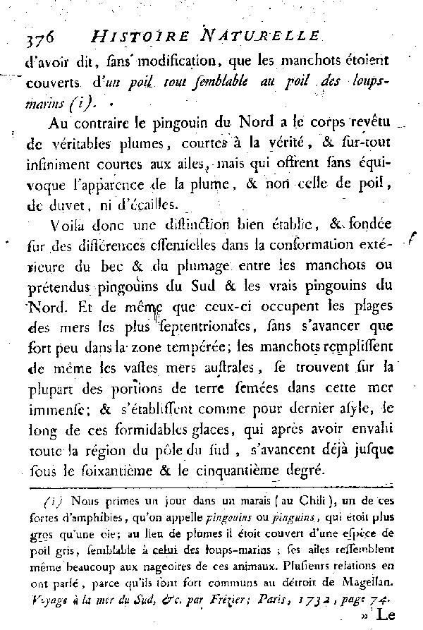 LES PINGOUINS et LES MANCHOTS ou les Oiseaux sans ailes.