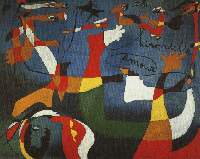 hirondelle ;tableau de Miro