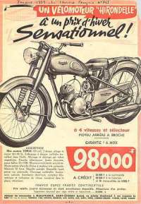 moto hirondelle