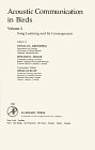 Acoustic Communication in Birds: Song Learning  Its Consequences