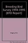 Breeding Bird Survey 1994-1995