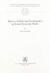 Species Limits  Systematics in Some Passerine Birds